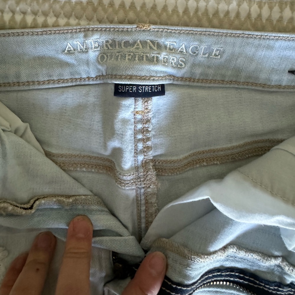 American Eagle distressed shorts